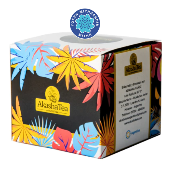 Producto - Akasha Tea Indian Chai. Té en Hebras. Caja x 50 g