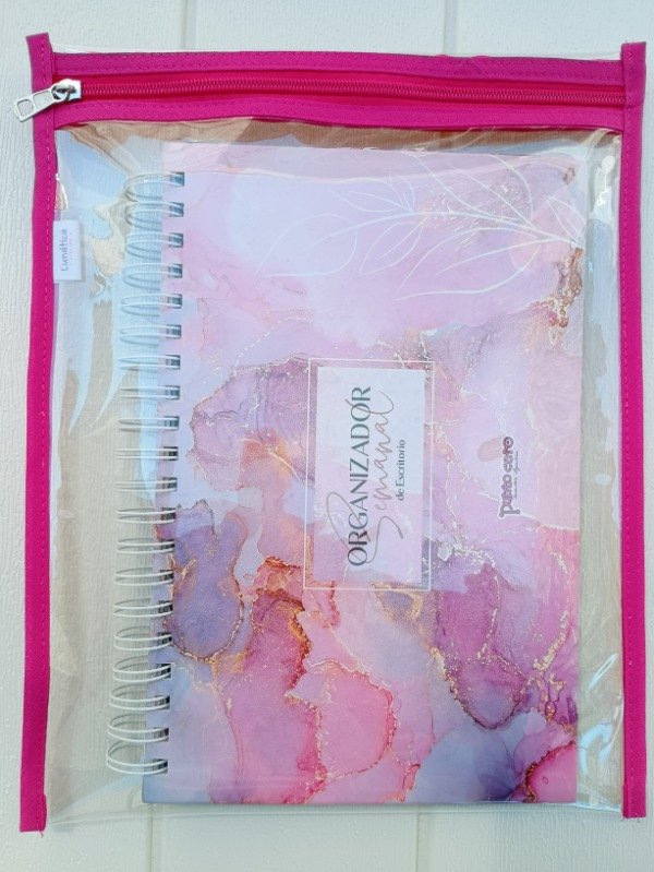 Producto - Sobre Cristal Grande A4 Fucsia
