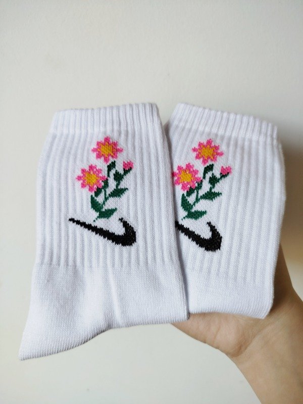 Producto - Tenis rose pipa flores rosa