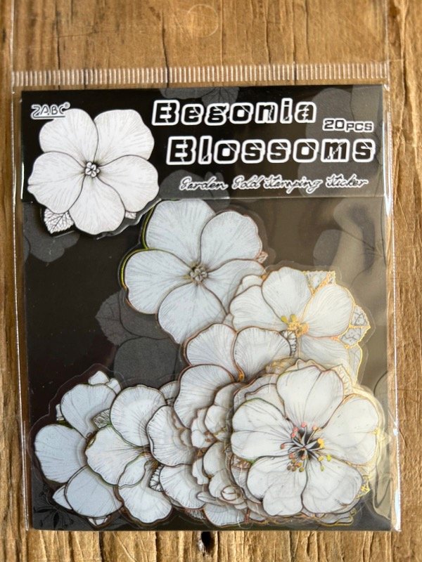 Producto - Paquetitos de Stickers Flores C/Foil - 7