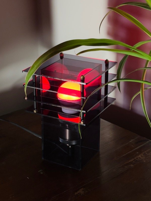 Producto - Lampara Volum - Negro