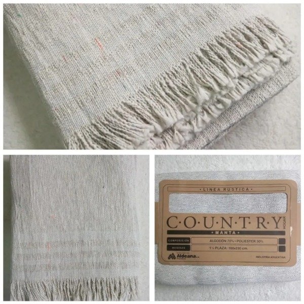 Producto - Cubrecama rústico Country 1 1/2 plaza