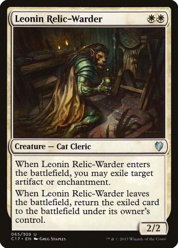 Producto - Leonin Relic-Warder  Commander 2017