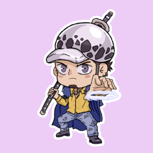 Producto - Stickers en vinilo - One Piece - Law
