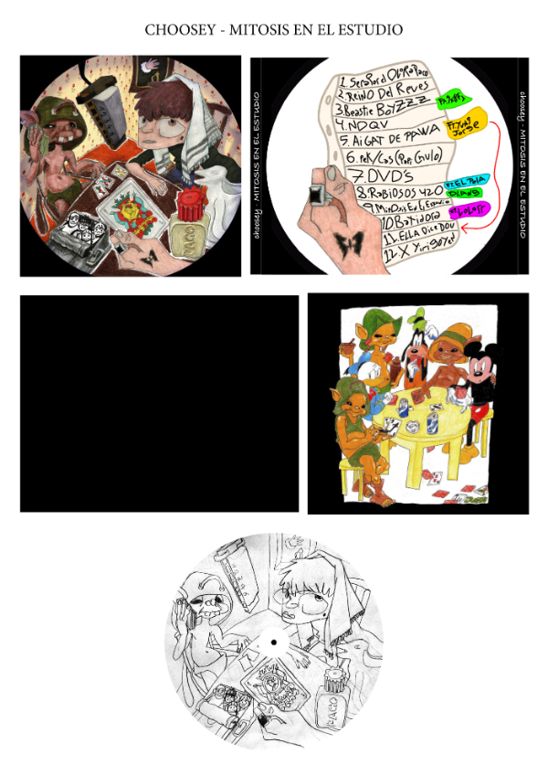 Producto - choosey "Mitosis en el Estudio" CD Custom