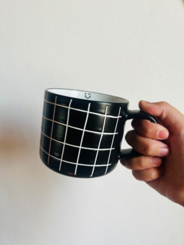 Producto - Taza cuadrille negra