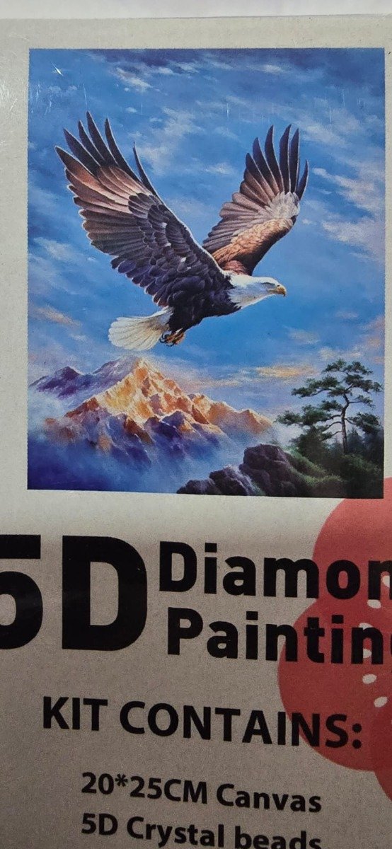 Producto - DIAMOND PAINTING 20X25 AGUILA EN VUELO