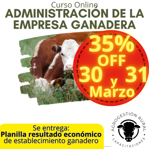 Producto - Curso online Administración de la Empresa Ganadera
