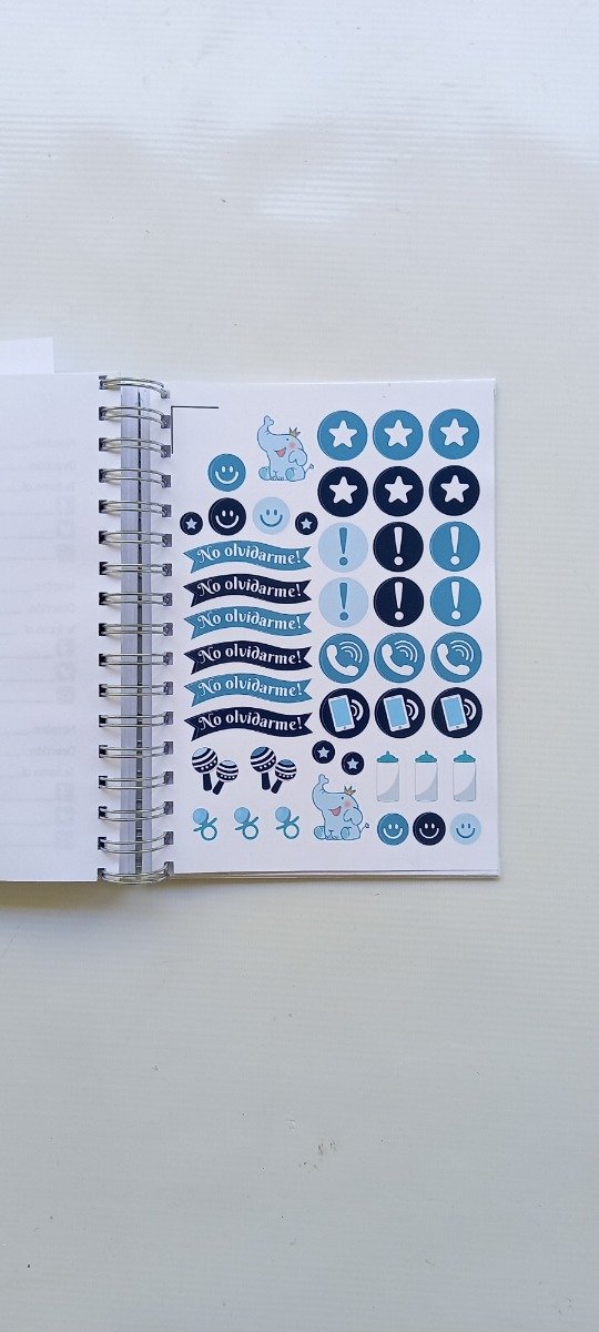 Producto - Cuaderno Pediatrico Elefante Celeste - 3