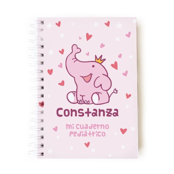 Producto - Cuaderno Pediatrico Elefante Rosa - 0