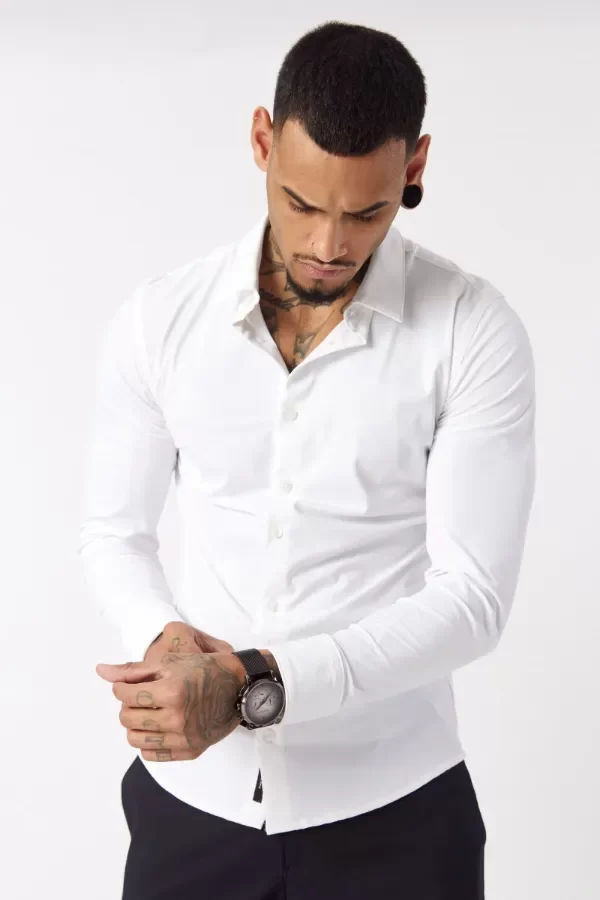 Producto - Camisa Ml Alpai Blanco