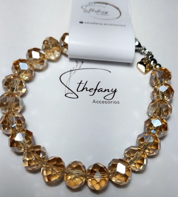 Producto - cristales dorados