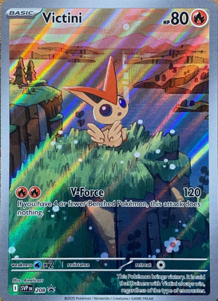 Producto - Victini SVP208 Scarlet and Violet Black Star Promos