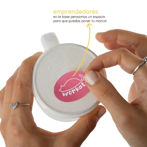Producto - taza poliemero apilable workat - 1