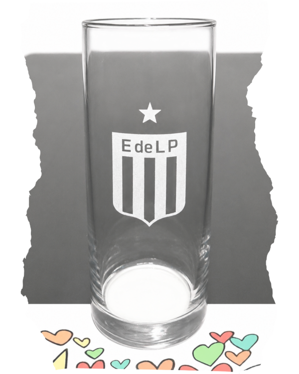 Producto - Vaso de fernet Estudiantes de La Plata con escudo - 0
