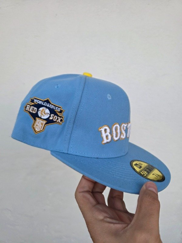 New era 59fifty Boston Red Sox skyblue world series 1967 talla 7 1/4 — imagen 3