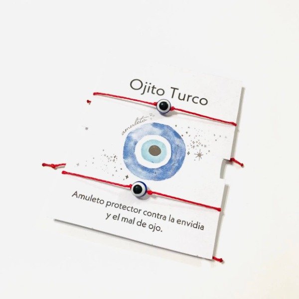 Producto - Pack x 2 unidades de PULSERAS PROTECTORAS CON OJO TURCO
