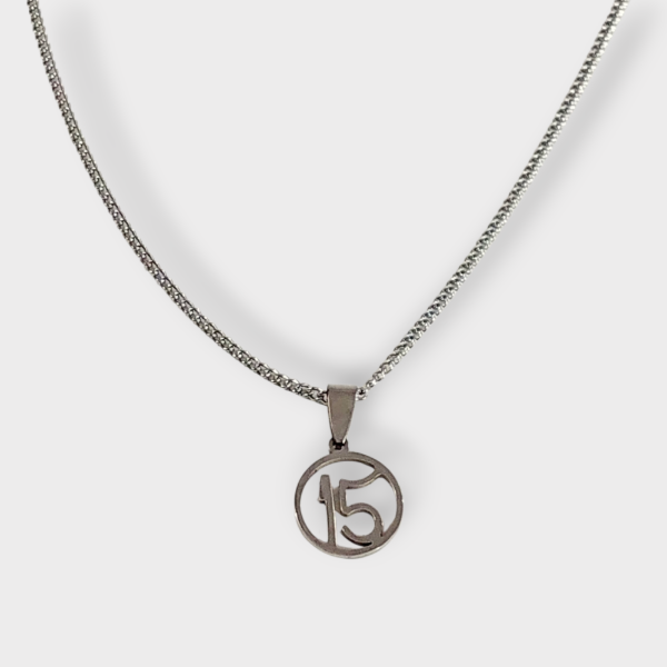 Producto - Collar 15 años calado Acero Quirúrgico