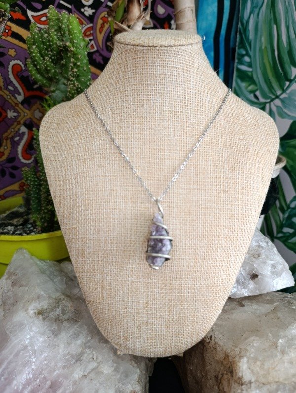 Producto - Dije alpaca drusa de amatista