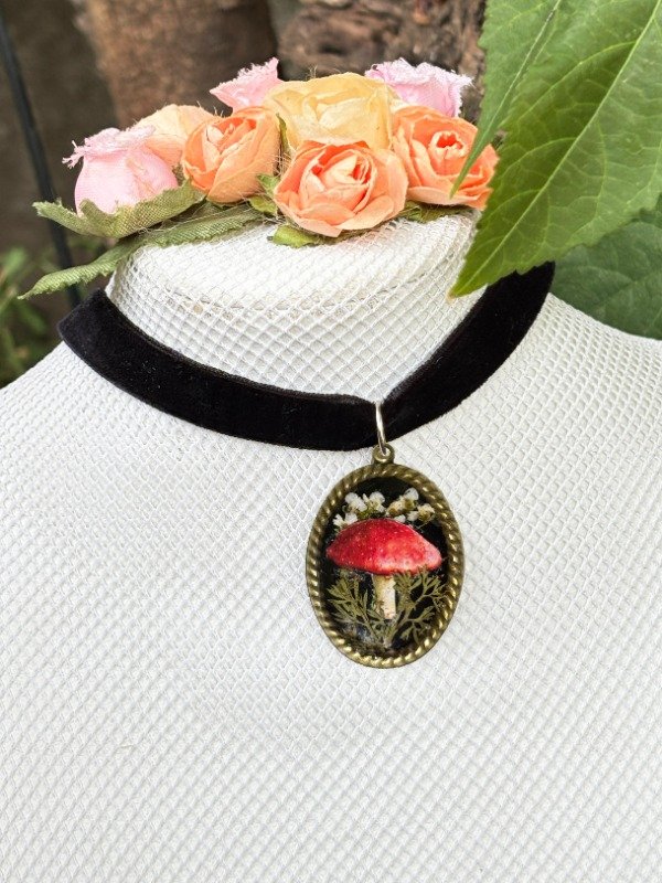 Producto - Choker Encantado Honguito de Bosque