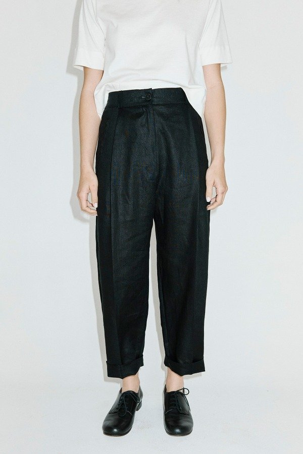 Producto - Pantalón Pinzas Elástico Lino SS27-MPPL - 2