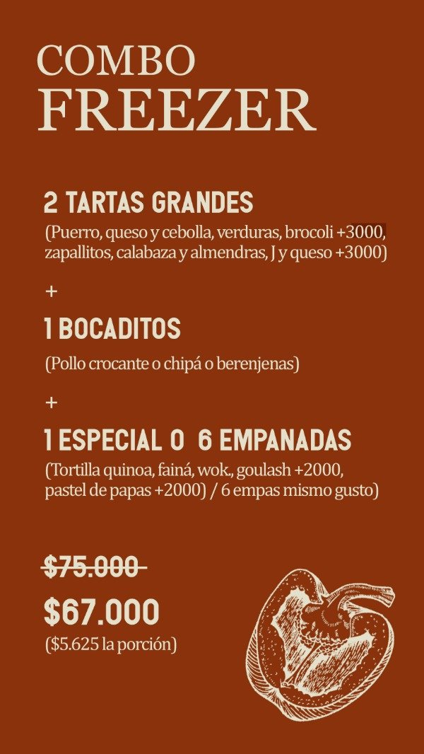 Producto - Combo LLENÁ EL FREEZER