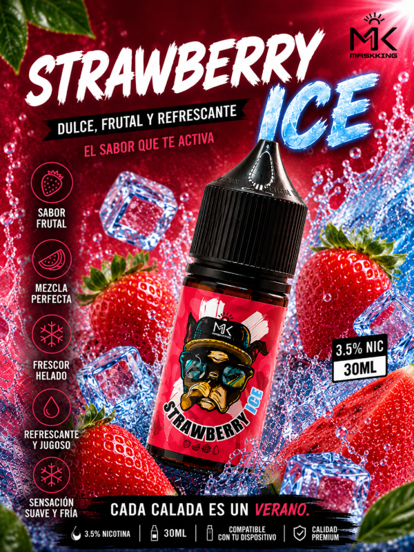 Producto - MASKKING SALT STRAWBERRY ICE