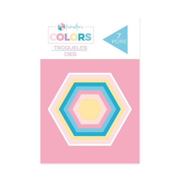Producto - Troquel Mini Hexagonos cosidos Kimi