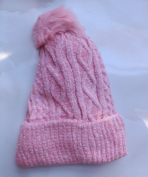 Producto - GORRO INVIERNO LISO ROSA