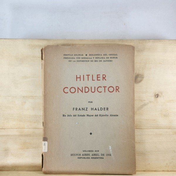 Producto - FRANZ HALDER - HITLER CONDUCTOR