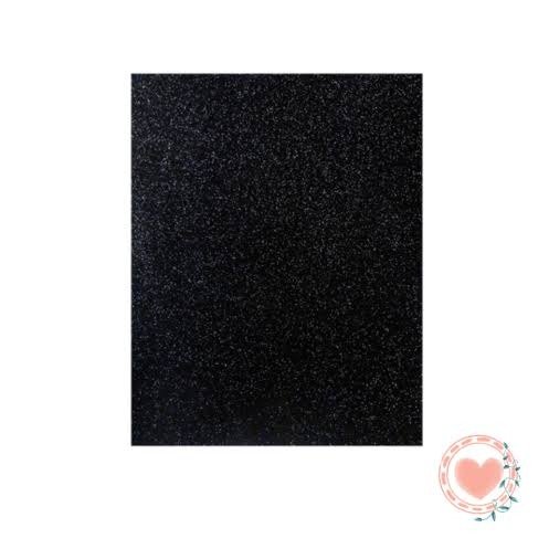 Producto - Goma eva glitter negro 60x40cm