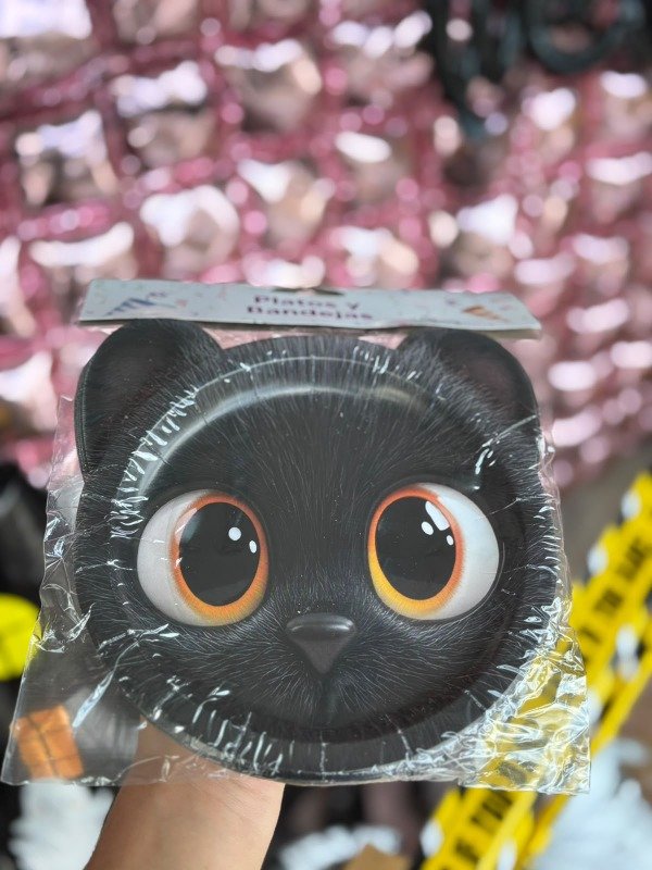 Producto - PLATO GATO HALLOWEEN 3D X8U