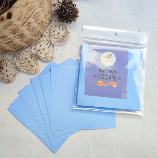 Producto - Celeste claro simple faz 10x10 24 papeles