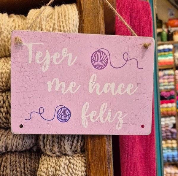 Producto - Chapa tejer me hace feliz