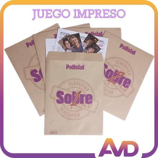 Producto - Caso Policial Juego Impreso