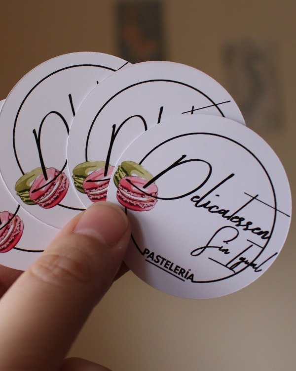 Producto - Stickers logo adhesivo común