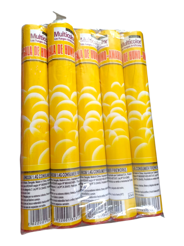 Producto - Bengala de Humo Amarillo (unidad)