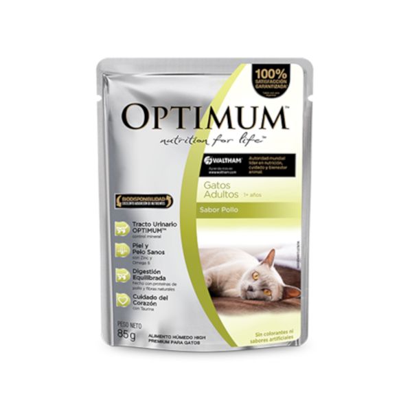 Producto - Optimun Gatos Adultos x 85g