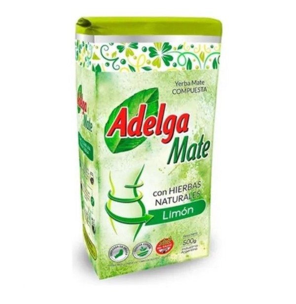 Producto - Yerba Mate sabor Limón por 500gr - Adelga Mate-