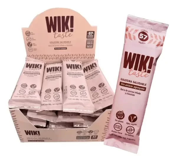 Producto - BARRITAS QUINOA WIK! CAJA X 20 UNIDADES