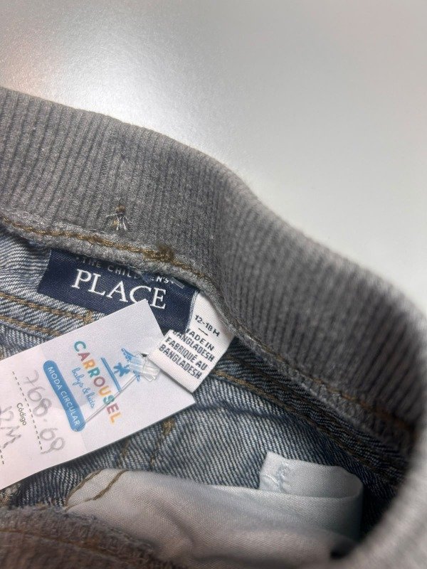 Producto - Jean Azul con Cintura Gris The Children s Place 12 Meses - 3