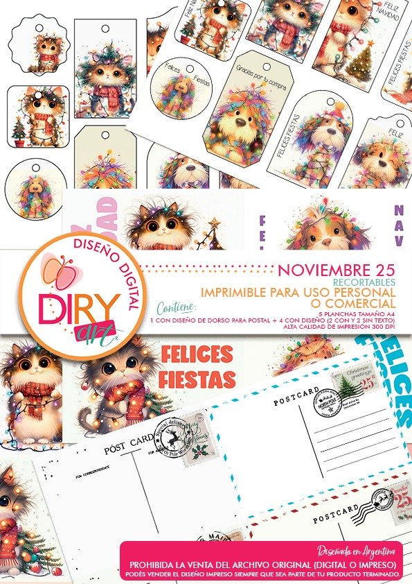 Producto - Noviembre 25 - Navidad Recortables