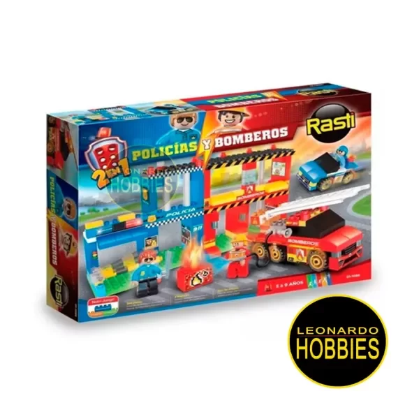 Producto - Policías y Bomberos Rasti 250 Piezas 1086