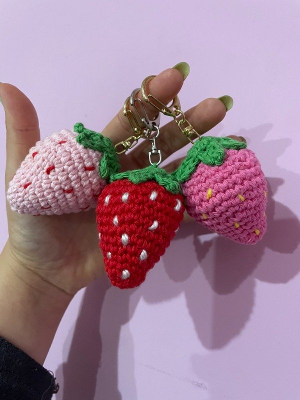 Producto - Llavero frutillas