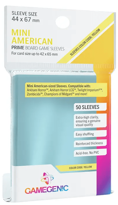 Producto - Gamegenic - Sleeves Mini American