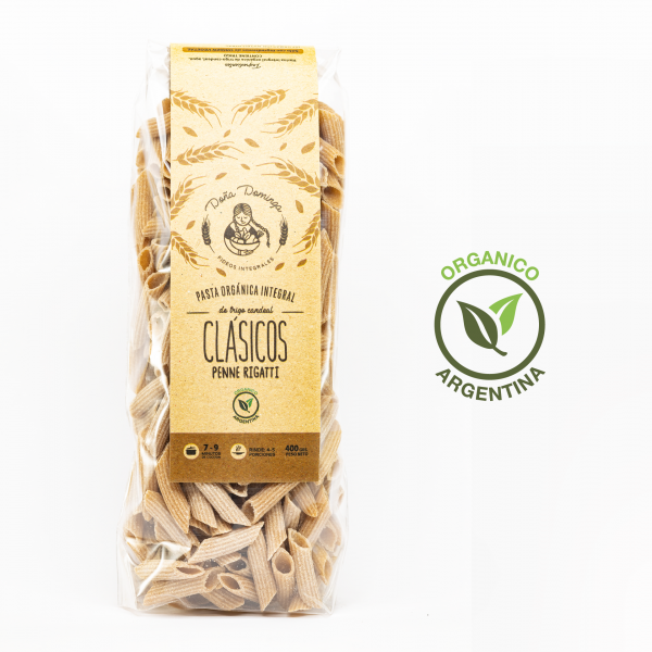 Producto - Fideos PENNE RIGATE Orgánicos (ELEGIR SABORES) Doña Dominga 400 Grs