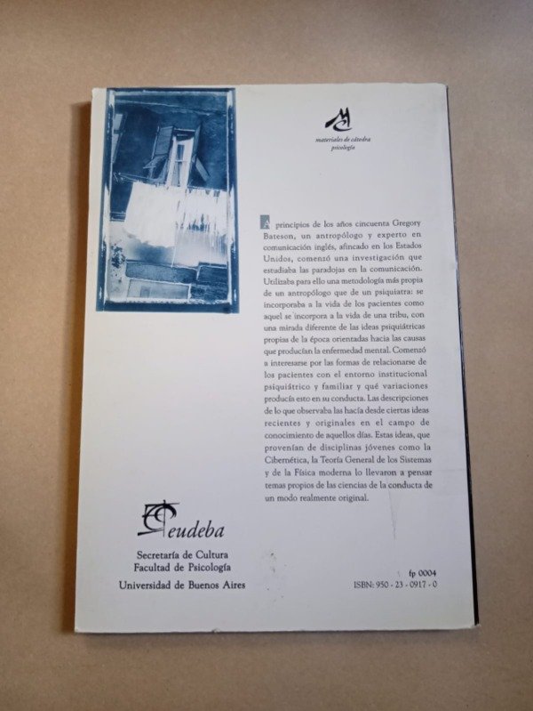 Producto - Comunicación un paradigma de la mente - Martín Wainstein - EUDEBA 1999 - 1