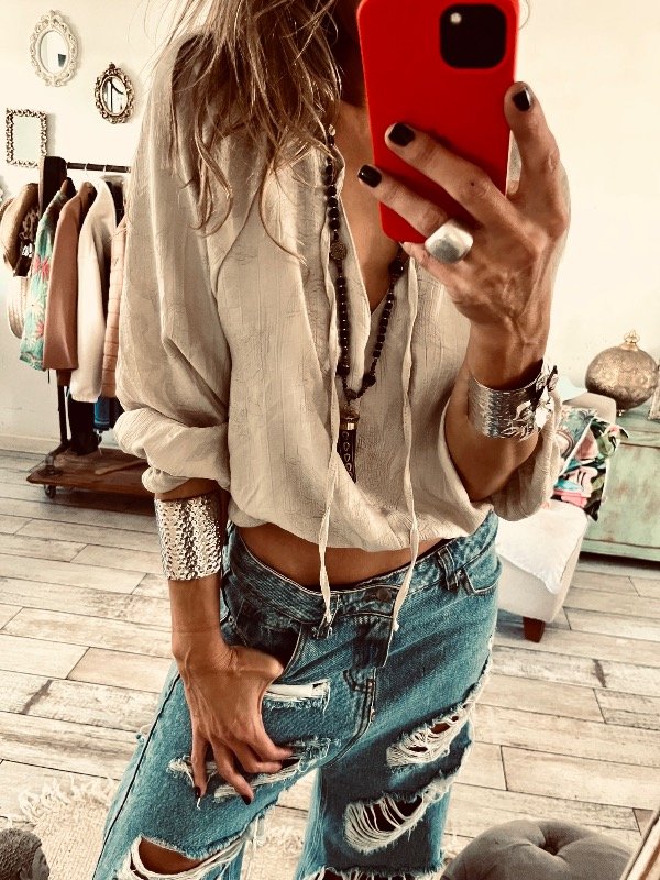Producto - Blusa Zara beige - 0