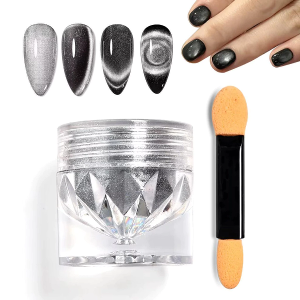 Producto - MAGIC GIRL GOLDEN/SILVER CAT EYE POWDER MG-GG68 6925696363779