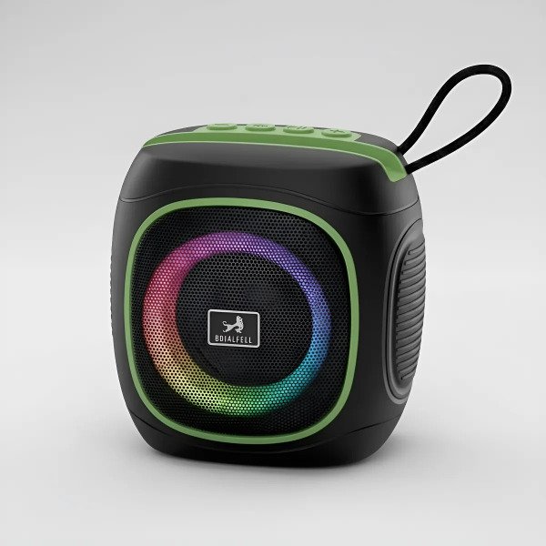 Producto - Parlante Portatil RS-AC73 8W Recargable Led RGB MicroSD Portal Celular Correa - 0